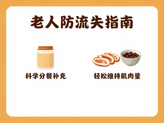 老年人防流失指南，科学分餐补充，轻松维持肌肉量