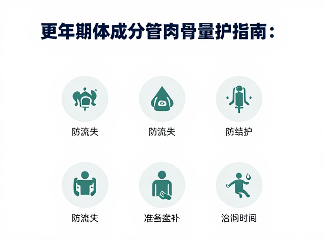 更年期体成分管理,防流失与肌肉骨量维护指南