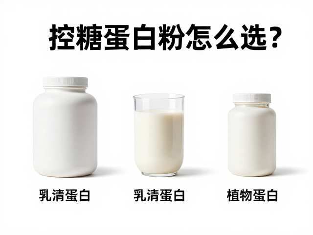 控糖蛋白粉怎么选？代餐辅助肌肉保留，减脂期不饿不反弹