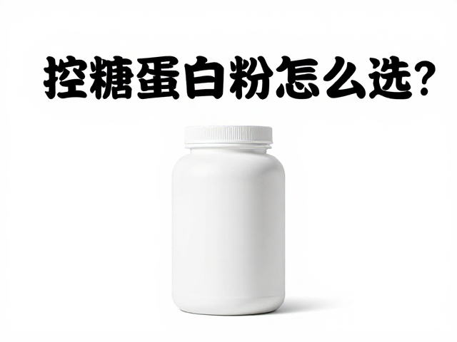 控糖蛋白粉怎么选?代餐辅助肌肉保留,减脂期不饿不反弹