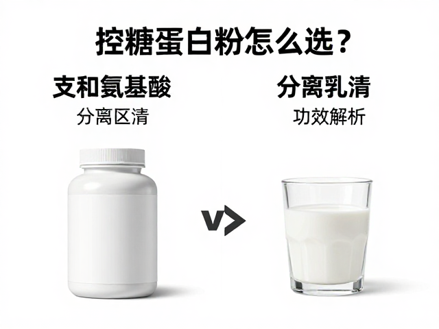 控糖蛋白粉怎么选?支链氨基酸与分离乳清的核心区别与功效解析