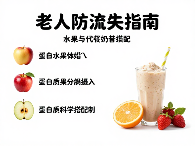 老年人防流失指南，水果与代餐奶昔科学搭配法
