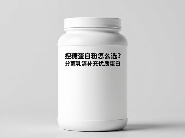 控糖蛋白粉怎么选?分离乳清补充优质蛋白,健康无负担