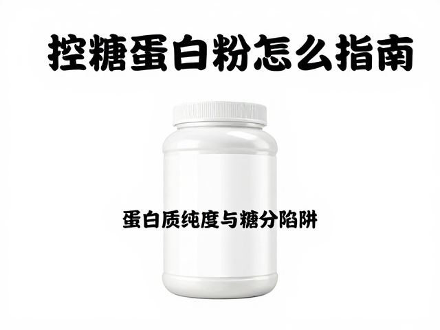 控糖蛋白粉怎么选?训练恢复期高蛋白补充指南