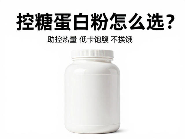 控糖蛋白粉怎么选?助控热量,早餐替代,低卡饱腹不挨饿
