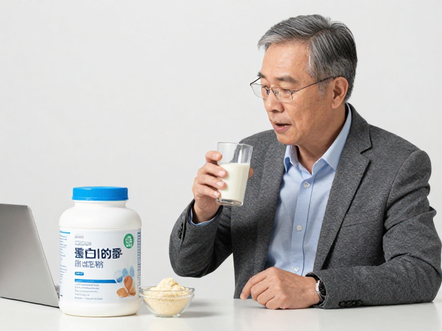 上班族选蛋白粉,看每份蛋白含量,助老年人科学营养补充