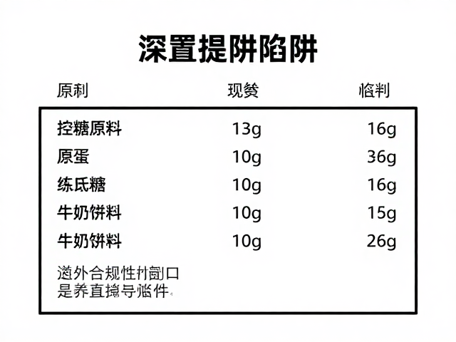 控糖蛋白粉怎么选?训练恢复期配料表干净才安全