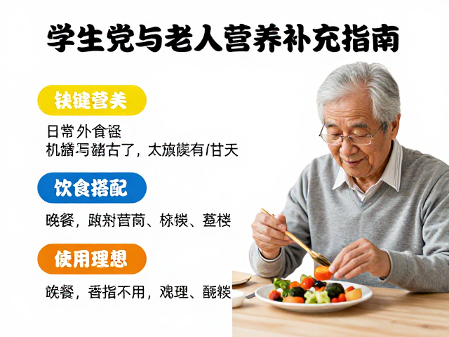 学生党与老年人营养补充指南，日常饮食搭配与关键营养素推荐