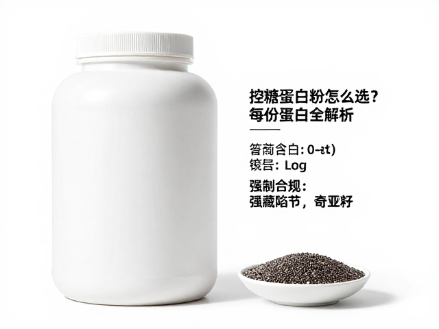 控糖蛋白粉怎么选?每份蛋白含量与奇亚籽搭配全解析