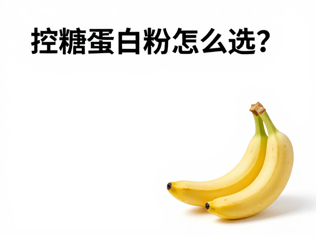 控糖蛋白粉怎么选？高蛋白含量搭配香蕉，健康早餐食谱推荐