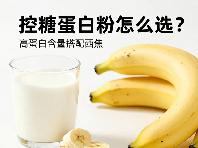 控糖蛋白粉怎么选？高蛋白含量搭配香蕉，健康早餐食谱推荐