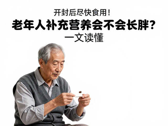 开封后尽快食用!老年人补充营养会不会长胖?一文读懂