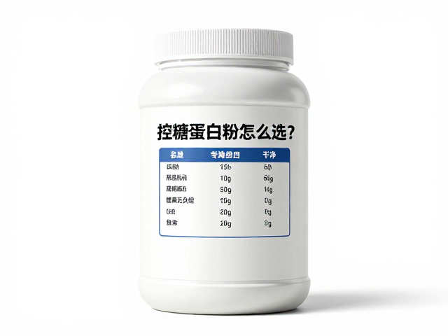 控糖蛋白粉怎么选?配料表干净,高蛋白,健康无负担