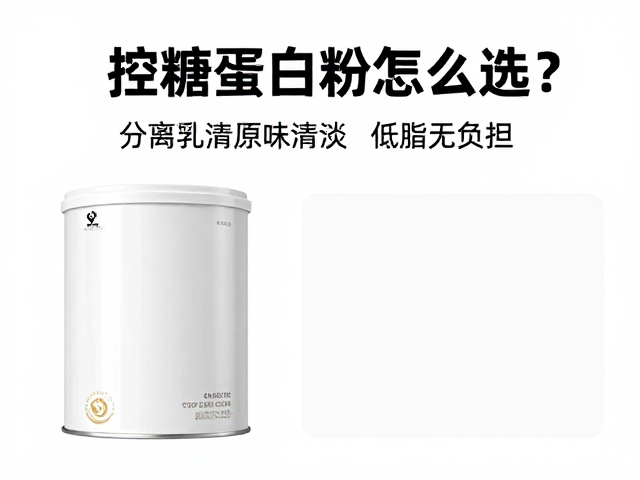 控糖蛋白粉怎么选?分离乳清原味清淡,低脂无负担