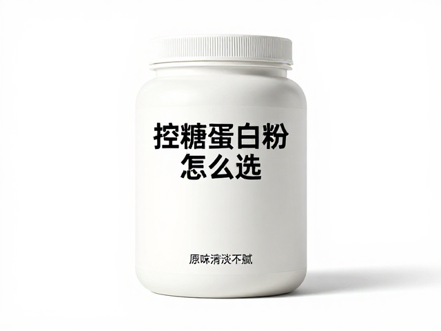控糖蛋白粉怎么选？原味清淡不腻，分次少量补充更稳糖