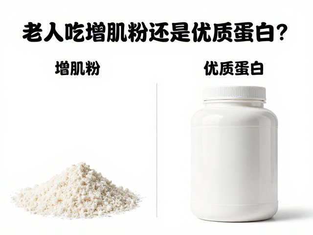 老年人吃增肌粉还是优质蛋白？一文读懂营养区别与选择
