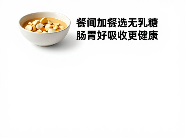 老年人营养补充，餐间加餐选无乳糖，肠胃好吸收更健康
