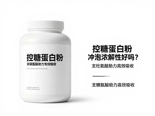 控糖蛋白粉冲泡溶解性好吗？支链氨基酸助力高效吸收
