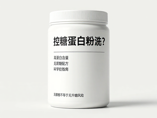 控糖蛋白粉怎么选?高蛋白含量,无蔗糖配方,科学控糖指南