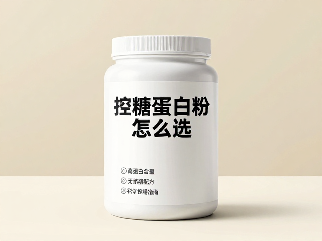 控糖蛋白粉怎么选?高蛋白含量,无蔗糖配方,科学控糖指南
