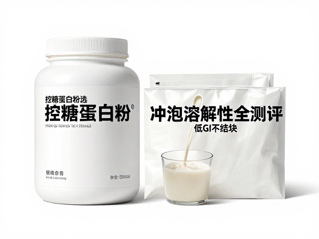 控糖蛋白粉选植物蛋白？冲泡溶解性全测评，低GI不结块