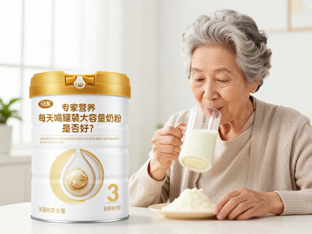 老年人营养每天喝罐装大容量奶粉是否好？专家解读与选购指南