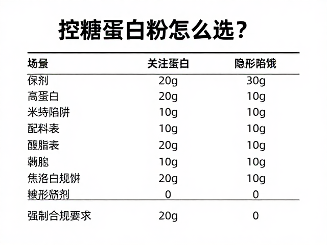 控糖蛋白粉怎么选?高蛋白补充助控热量,健康减脂不挨饿