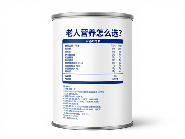 老年人营养怎么选?大容量罐装配料表简洁更安全