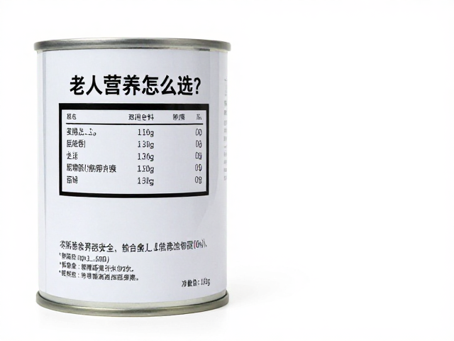 老年人营养怎么选?大容量罐装配料表简洁更安全