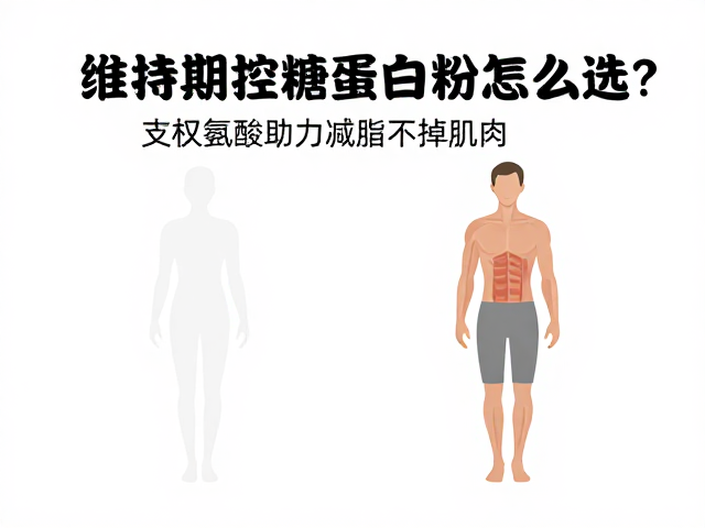维持期控糖蛋白粉怎么选?支链氨基酸助力减脂不掉肌肉