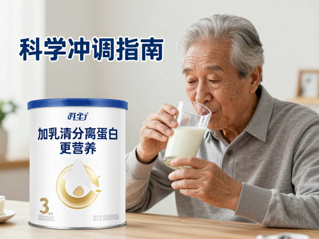 老年人喝牛奶怎么冲?加乳清分离蛋白更营养,科学冲调指南