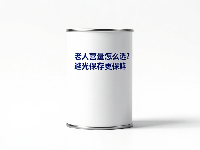 老年人营养罐装大容量怎么选?避光保存更保鲜