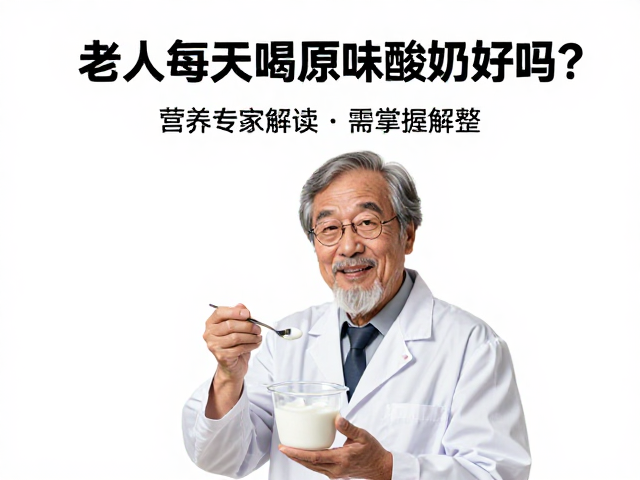 老年人每天喝原味酸奶好吗?营养专家解读需掌握3点