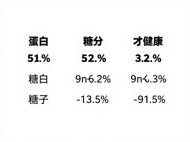老年人营养,每份蛋白含量与糖分含量多少才健康?