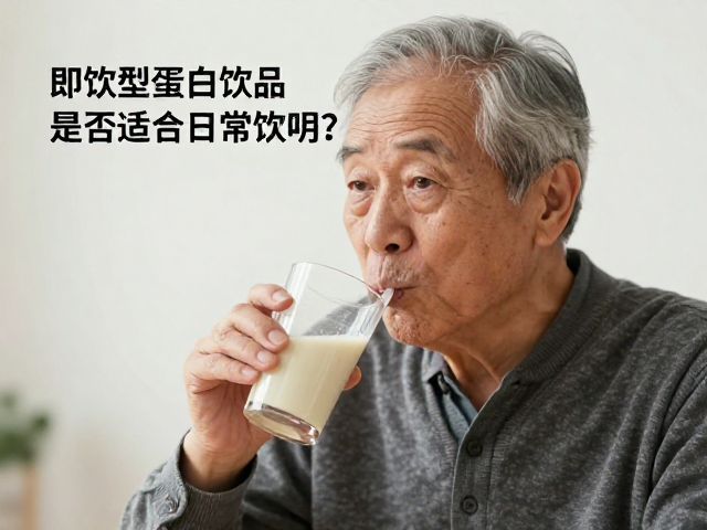 老年人营养补充，即饮型蛋白饮品是否适合日常饮用？