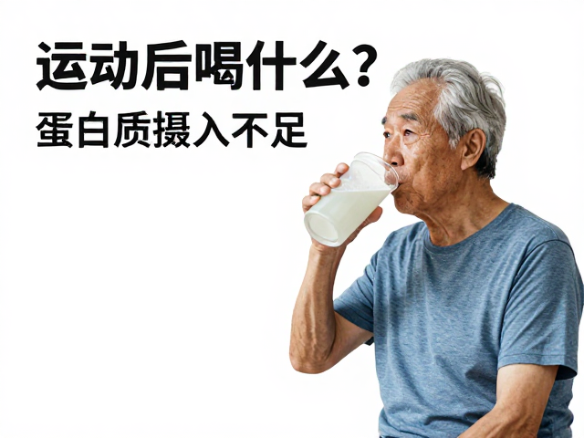 运动后喝什么?蛋白质摄入不足的老年人营养补充指南