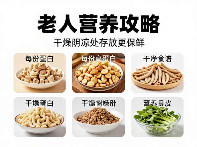老年人营养攻略,每份高蛋白,干燥阴凉处存放更保鲜