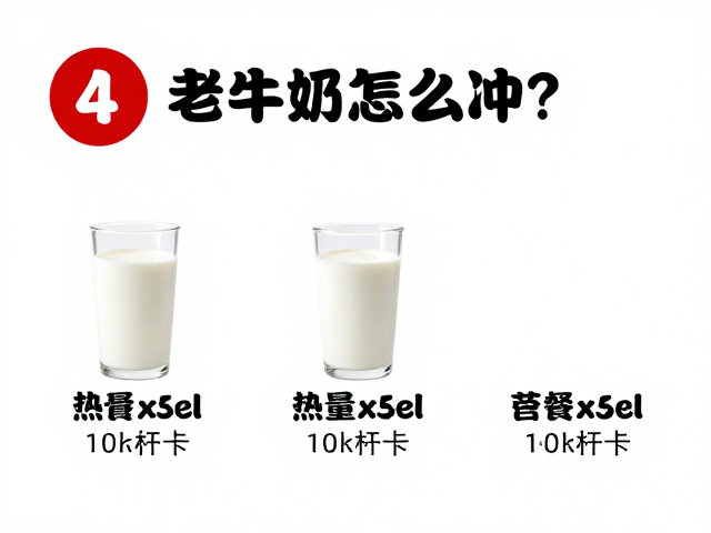 老年人喝牛奶怎么冲？每份热量多少？营养搭配指南