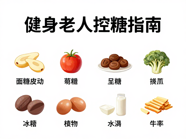 健身老人控糖指南，高糖食物危害与营养替代方案