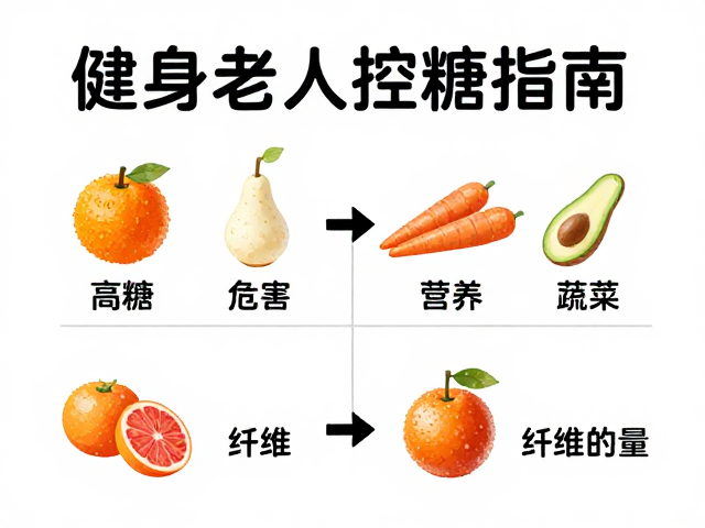 健身老人控糖指南,高糖食物危害与营养替代方案