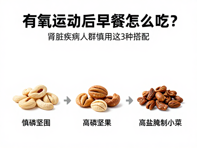 有氧运动后早餐怎么吃?肾脏疾病人群慎用这3种搭配