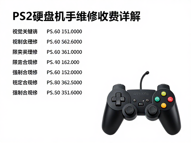 PS2硬盘机手柄维修收费详解，附限定主题外壳选购指南