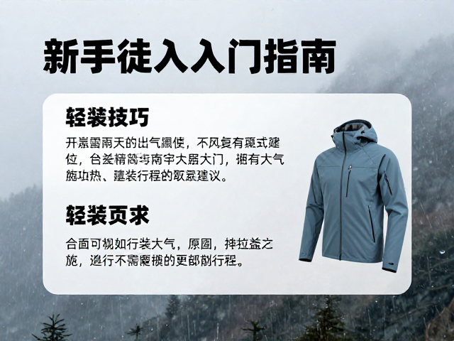 新手徒步入门指南,轻装技巧与大风雷雨天气取消行程建议