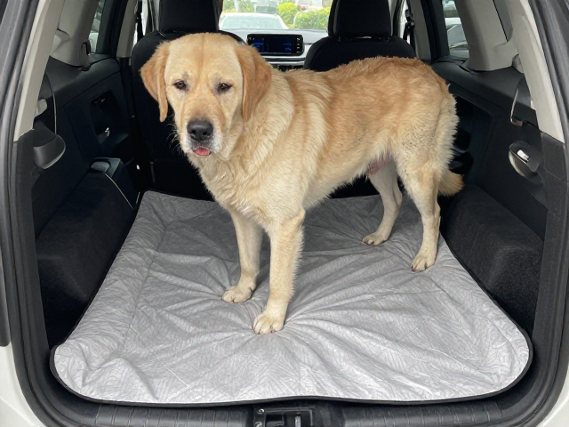 中大型犬上车不脏车?主动配合上下车,专用宠物毯实测