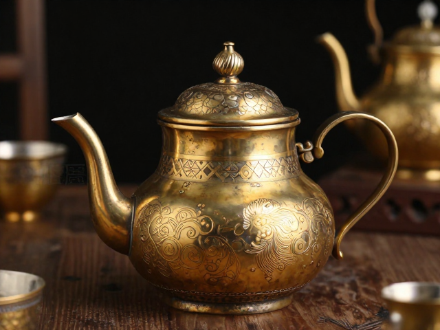 金属茶具做旧鎏金与镶嵌工艺，复古奢华质感打造指南