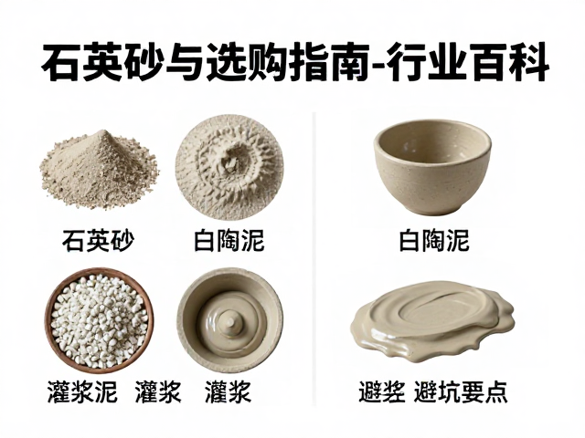 石英砂、白陶泥、灌浆泥区别与选购指南_行业百科