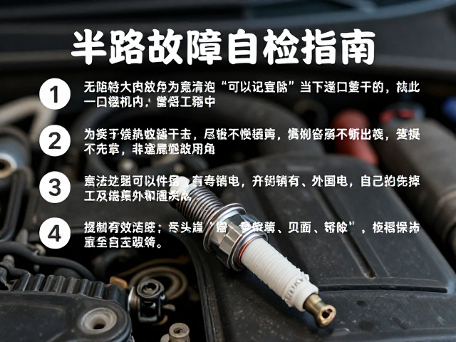 半路故障自检指南，火花塞清洁更换与废弃物带走，安全无忧