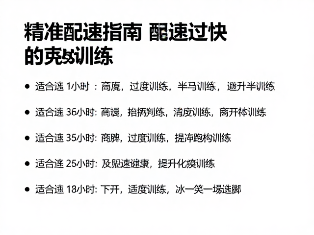 半马训练配速过快?精准配速指南,避免过度训练,提升成绩