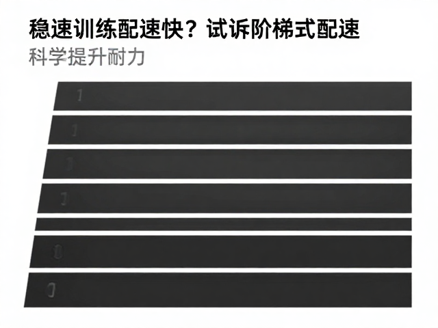 稳速训练配速过快?试试阶梯式配速,科学提升耐力