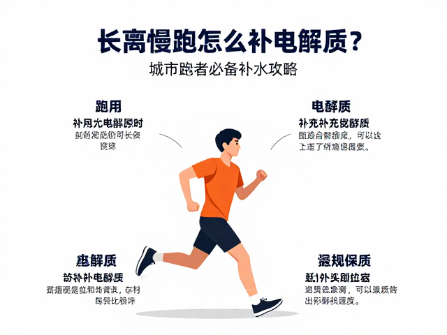 长距离慢跑怎么补电解质？城市跑者必备补水攻略